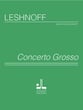 Concerto Grosso Study Scores sheet music cover